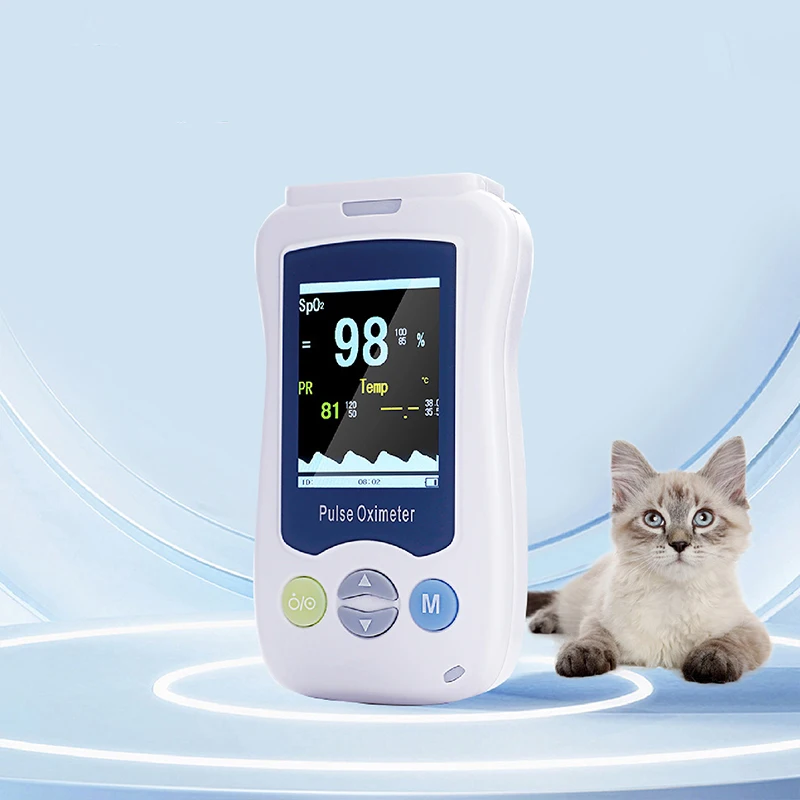 

Veterinary Portable Handheld Pulse Oximeter with 2.4-inch Color Screen Compact and Lightweight Easy To Carry and Operate