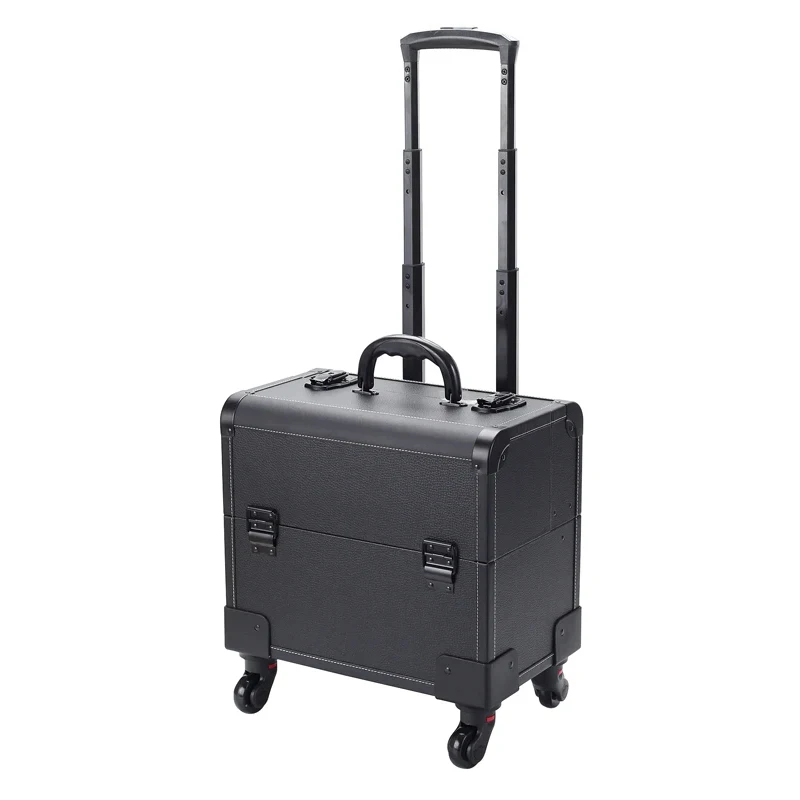 Makeup Case with Wheels luggage Multifunction Technician Toolbox Nail Tattoo Foot Massage Trolley Carry on Bag Make-up Suitcase