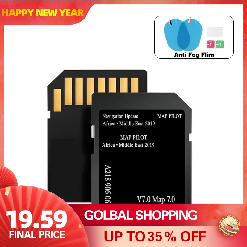 

Sat Nav Africa Middle East Map 8GB SD Card 2019 for Mercedes A B-class Car Navigation Garmin V7 SD Memory Card A2189060604 GPS