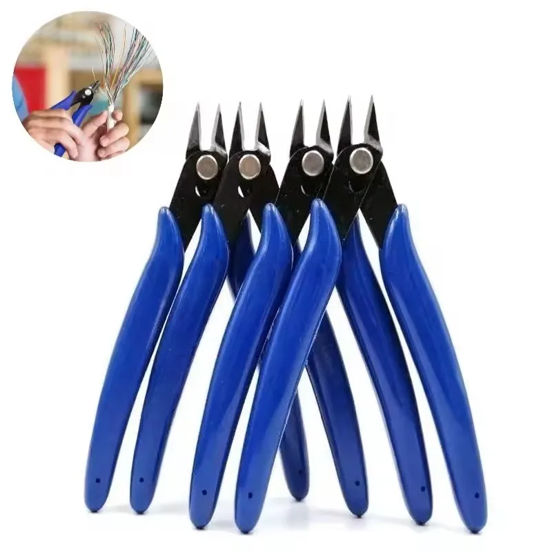 Diagonal Pliers Carbon Steel Pliers Electrical Wire Cable Cutters Cutting Side Snips Flush Pliers Nipper Hand Tools