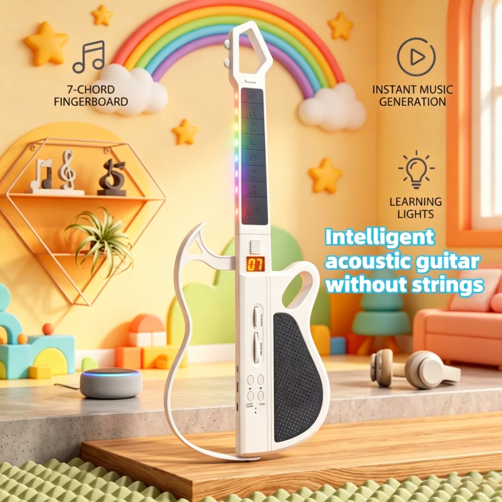 multi-functional-smart-no-string-electronic-guitar-portable-foldable-design-beginner-practice-musical-instrument-present
