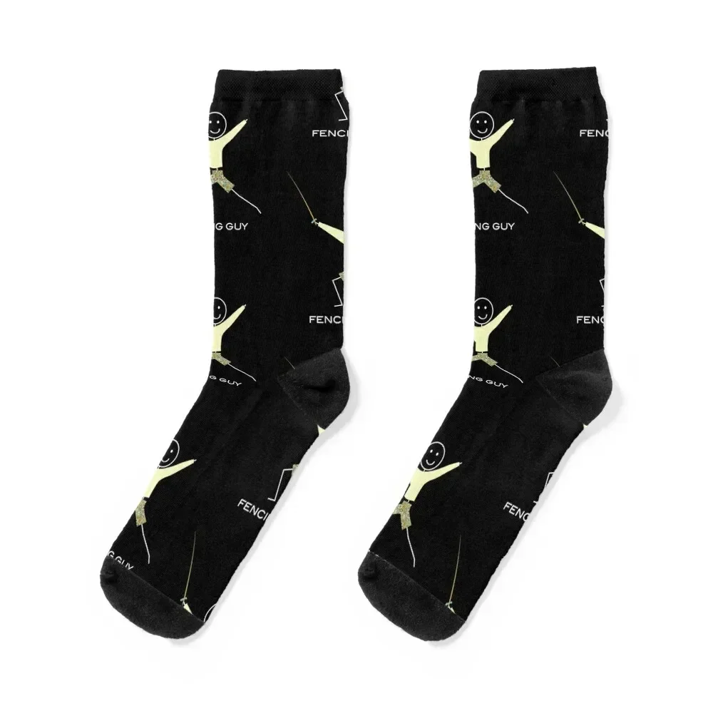 

Funny Mens Fencing Design Socks Stockings professional running happy new in's Man Socks Women's