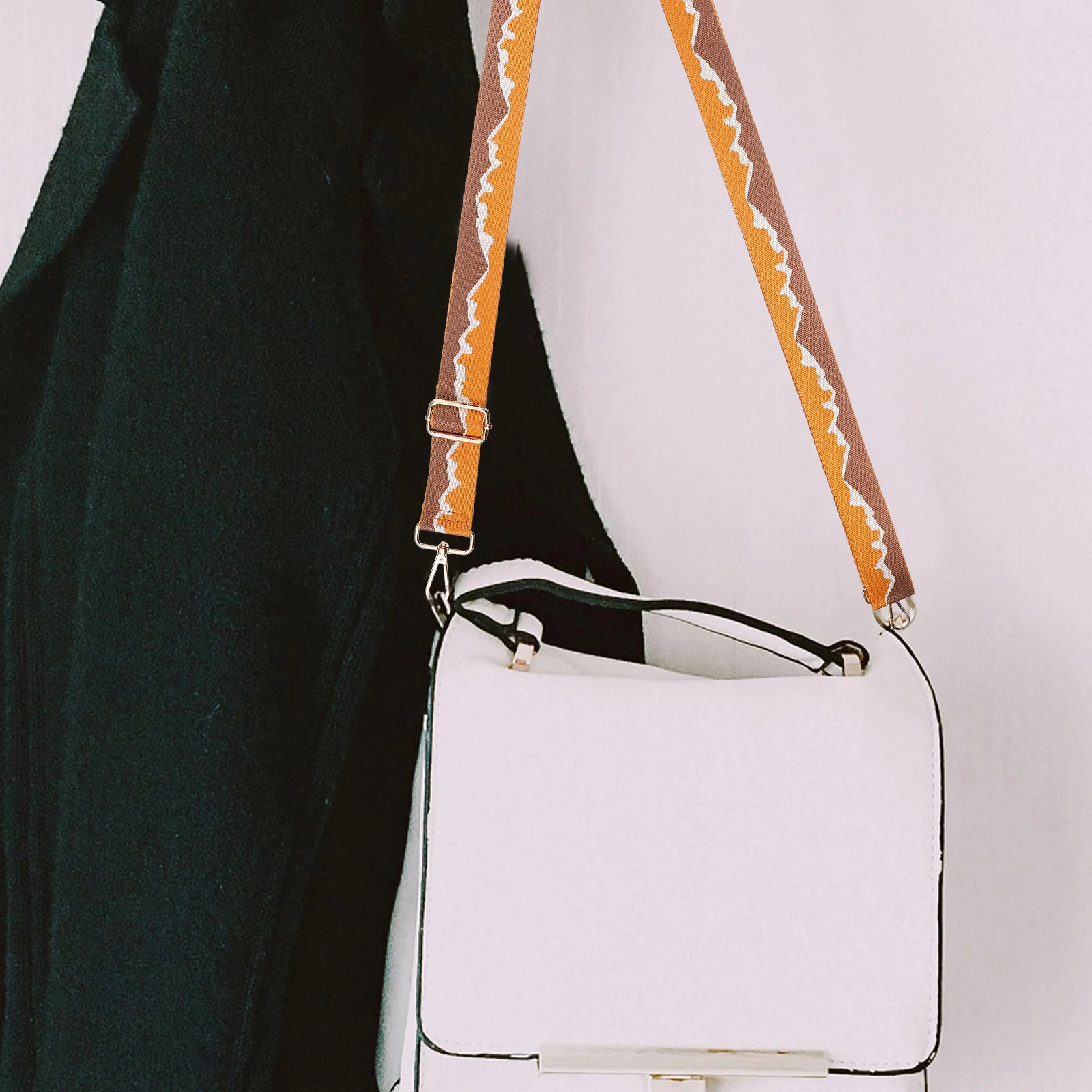 

Crossbody Strap Replacement Adjustable Bag Strap Stylish Design Reduces Shoulder Strain Versatile Luggage Straps