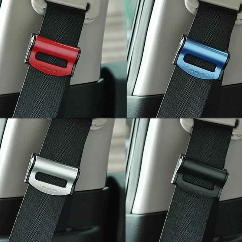 2 Stück Auto-Sicherheitsgurt-Schnallenclips, verstellbare Anti-Rutsch-Gurtstopper, Befestigungsclips zur Entlastung von Schulter und Nacken, Autozubehör – Detail 6
