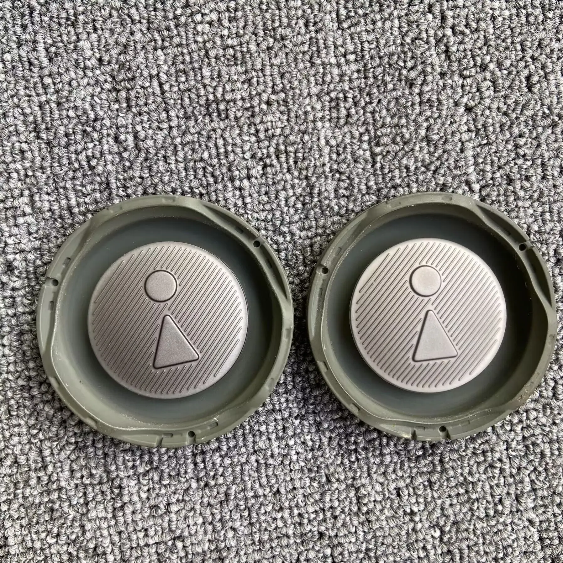 GHXAMP dla JBL CHARGE 2,75 cala 74 MM specjalna membrana metalowa wspomagająca niskie tony promieniowanie szara 2 szt. — zdjęcie produktu 5