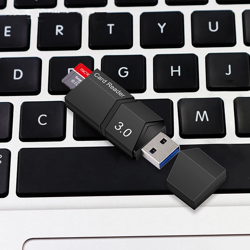 USB3.0 TF Card Reader Высокоскоростной Micro SD Card Reader Writer Plug Play Адаптер передачи данных для компьютера, ноутбука, ноутбука