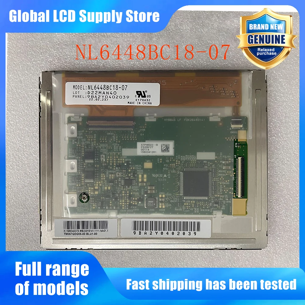 NL6448BC18-07 5.7 Inch LCD Display Screen Panel Original for 40 Pins Connector Brand New