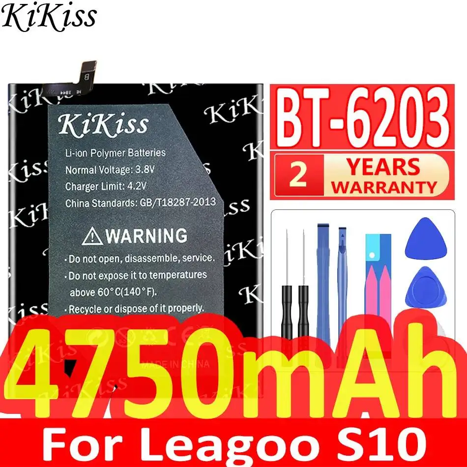 4750mAh BT-6203 For Leagoo S10 Mobile Phone Battery Premium Replacement