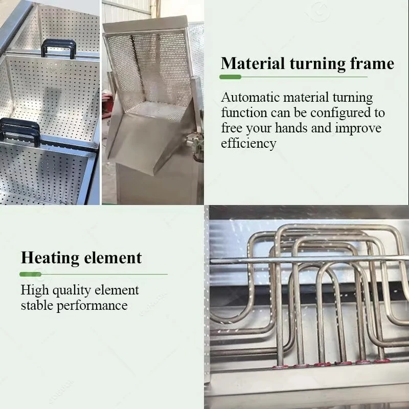 150l Potato Spring Deep Small Batch Freidora De Aceite 6 Industry Fryer Machine - view 3