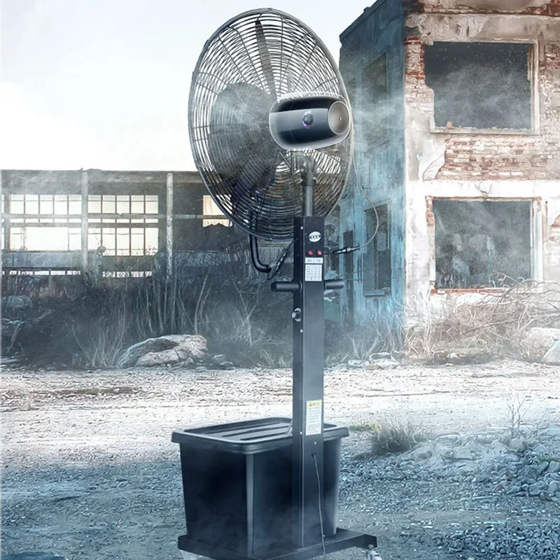 産業用スプレーファン,屋外冷却,ミスト,水加湿,高出力,水噴霧