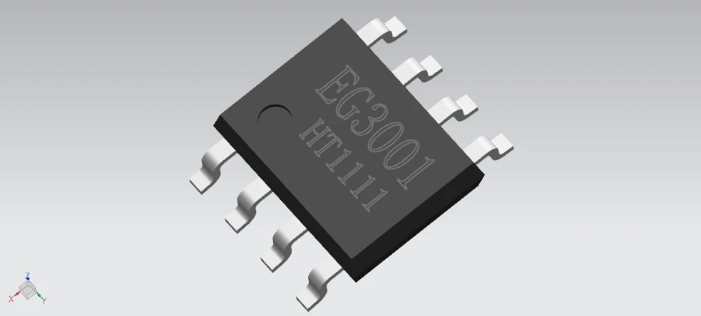 

Eg3001 Single Channel Power MOSFET Driver Chip Withstand Voltage 30V / Output Current 1a Sop8