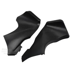 ABS Plastic Unpainted Black Front Tube Side Air Duct Cover Fairing Cowl Fit For KAWASAKI Ninja ZX6R ZX636 2005 2006