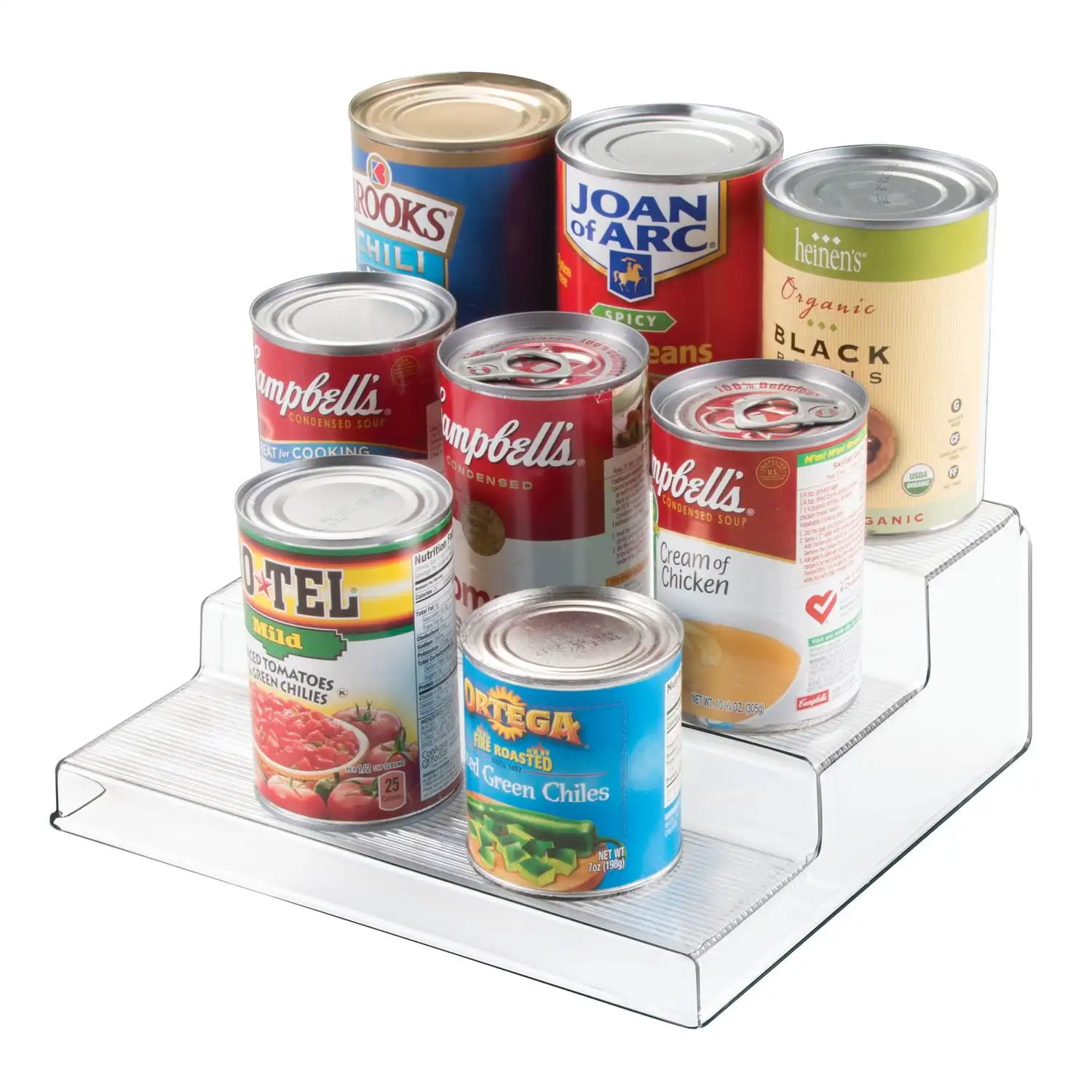 Organizador de Gabinetes Linus InterDesign de 3 Niveles, Transparente