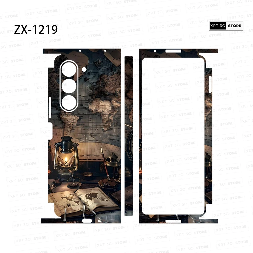 3M Colorful Anti-Scratch Stickers For Samsung Galaxy Z Fold6 5 4 3 2 Fold5 Fold4 Protective Decal Skin Cover Back Film