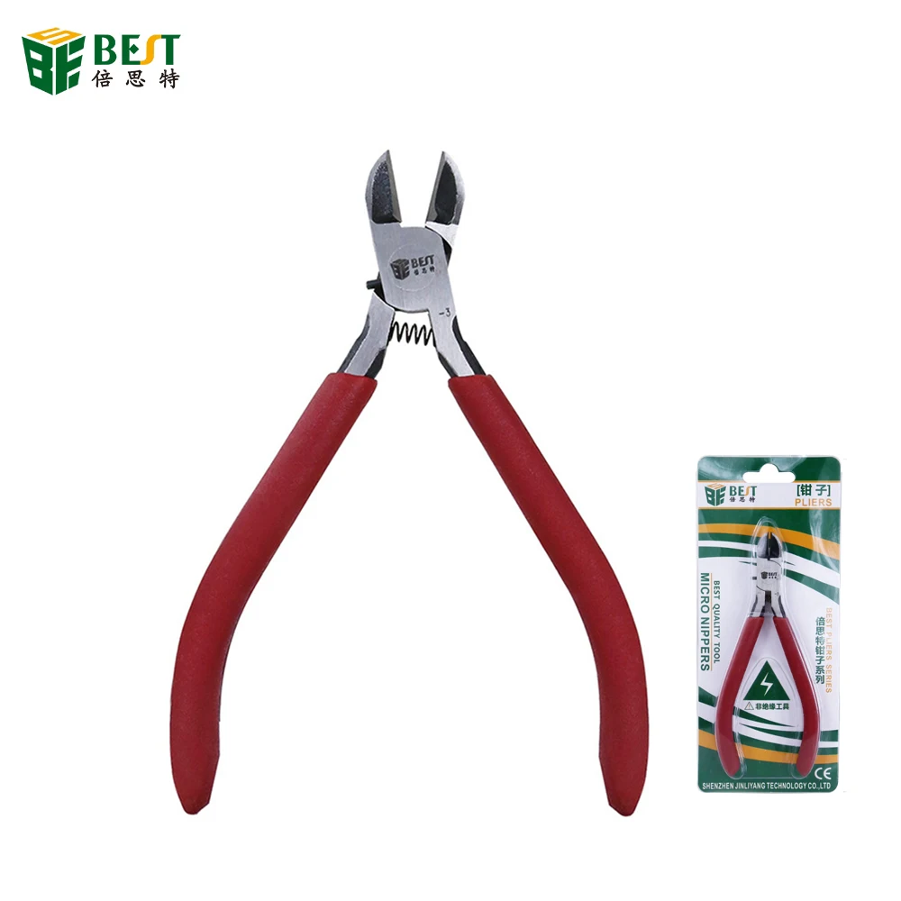 

5-дюймовые диагональные плоскогубцы, кусачки для резки проволочного кабеля, высокая твердость HDR 54-62, ручные инструменты для ремонта электроники