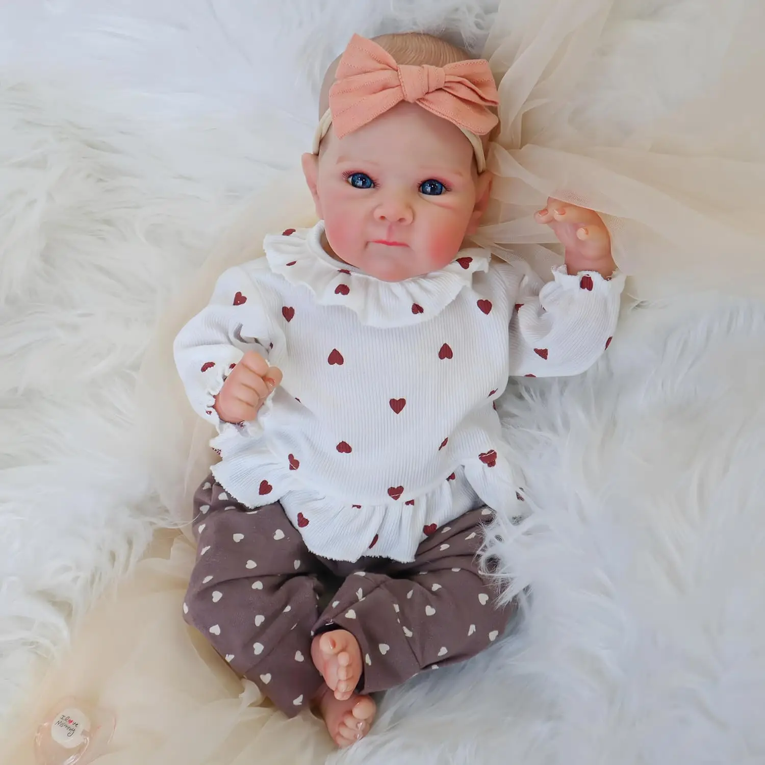 45CM Already Finished Reborn Baby Doll Bettie Soft Body Lifelike Newborn Baby Dolls 3D Skin Collectible Art Doll Bebes Reborns