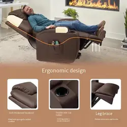 Helping The Elderly Sofa Sofas Living Room Sectional Electric Recliner Set Furniture Gaming Relax Armchair Theater Seating Power