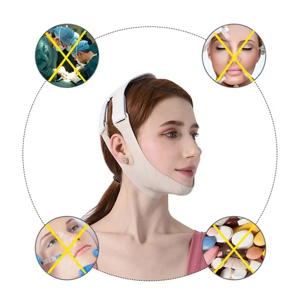 เครื่องมือดูแลผิวความงาม Chin Lift Up Face Shaper Face Slimming BANDAGE Facial Slimming STRAP Cheek บางเข็มขัด Face Lift Massager