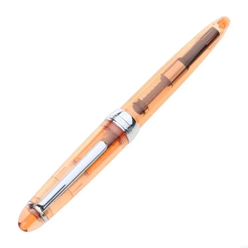 JINHAO 992 Transparent Fountain Pen 0.5mm Stationery Supplies Writing Tools Gift