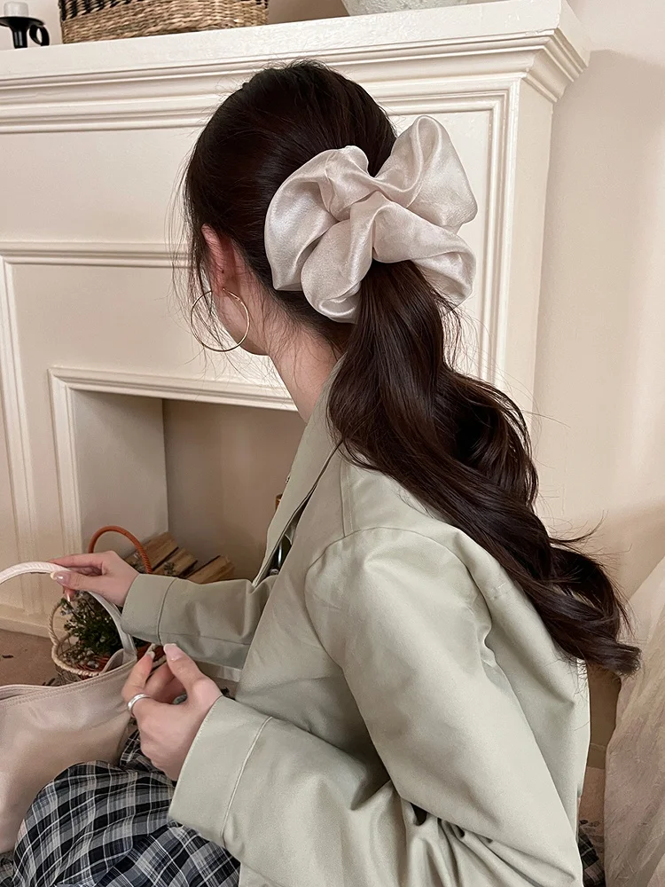 

Ele Otago Spring Summer Women's Hair Ties Big Intestine Sle Head Small Accory Sweet Bun Head Ring Hair Rope