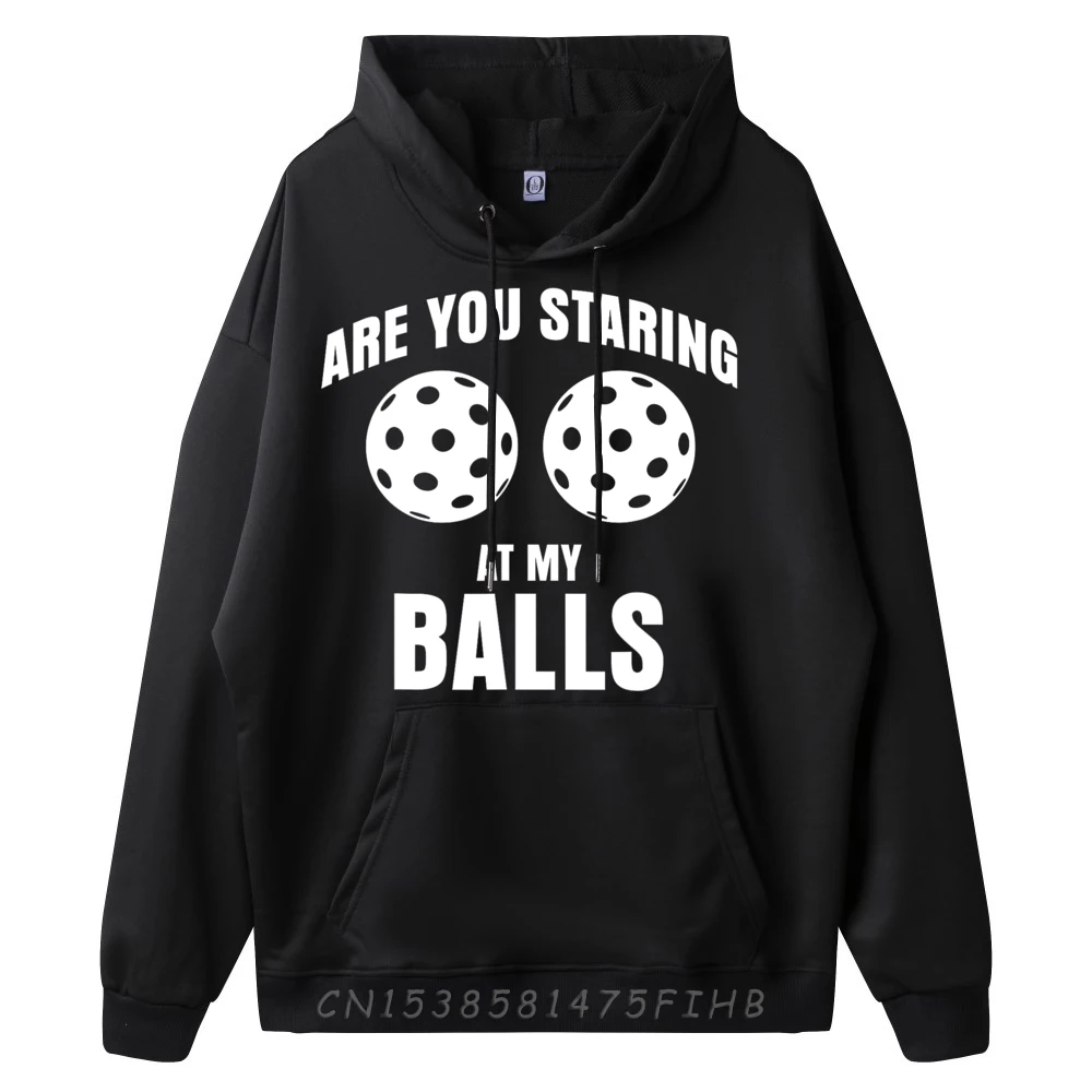 are you staring at my Balls Round Collar Printed Hoodies Long Sleeve Outdoor Coat Hip Hop Sweatshirt For Men