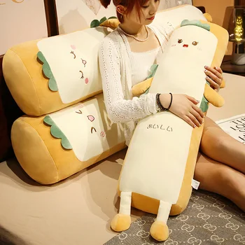 وسادة خبز طويلة من القطيفة ، نخب محاكاة لطيف ، دمية ناعمة ، وسادة ، ديكور منزلي ، ألعاب ، هدية عيد ميلاد ، 110 سنتيمتر ، 130 سنتيمتر