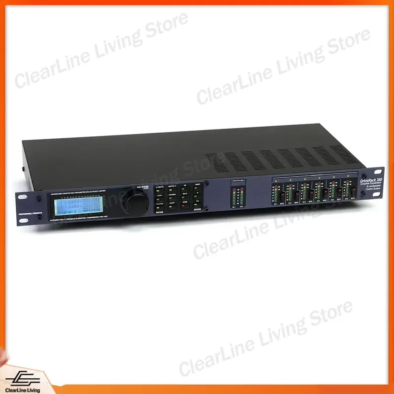 DBX260 PA260 3 In 6 Out Digital Audio Processor Professional Stage Speaker Crossover Effects Unit Sound System Equipment