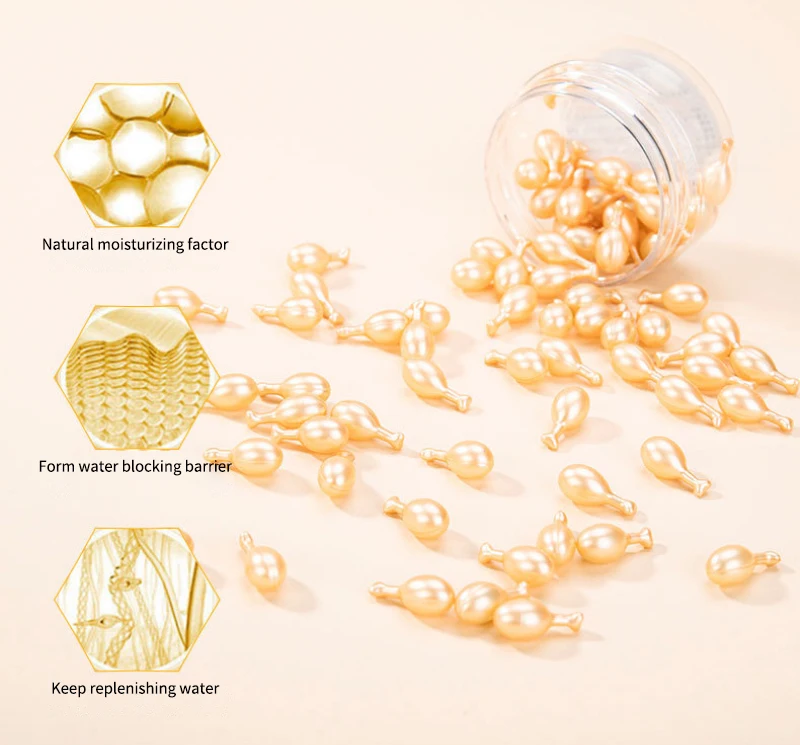 Hyaluronic Acid Capsules Serum Spot Acne Remover Whitening Cream Anti-Wrinkle Ageless Cream