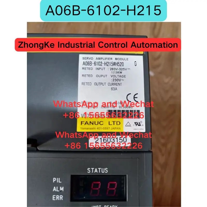 Used A06B-6102-H215 drive Functional test OK Fast delivery