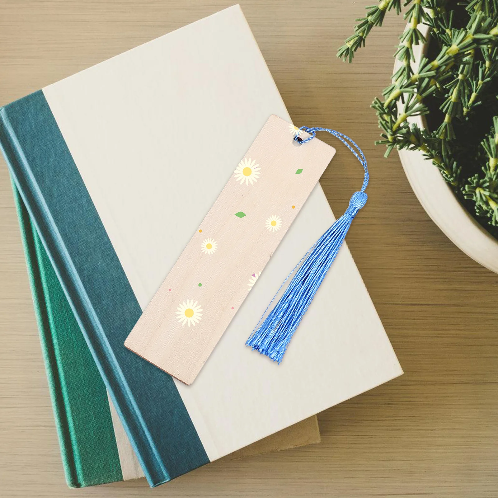 

20 set Blank Bookmarks Unpainted Wood Diy Craft Kit Natural Smooth Bookmark For Kids Handmade Decoration Valentine Mother Father