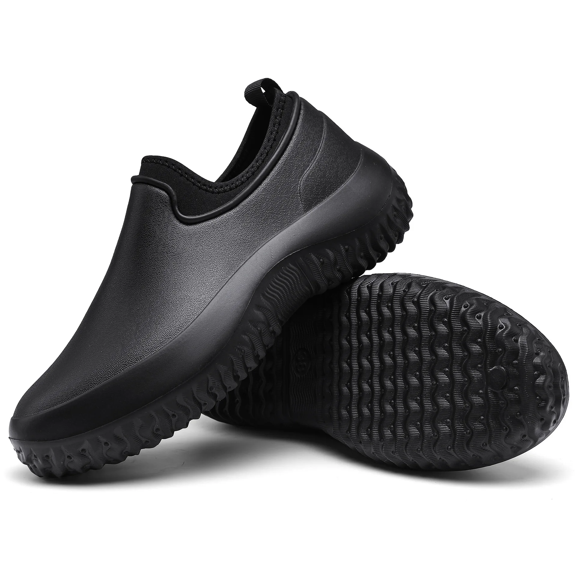 Multi‑Purpose Slip‑on Waterproof Shoes, Non‑Slip Rubber Rain Shoes for Garden Kitchen Farming Daily Use