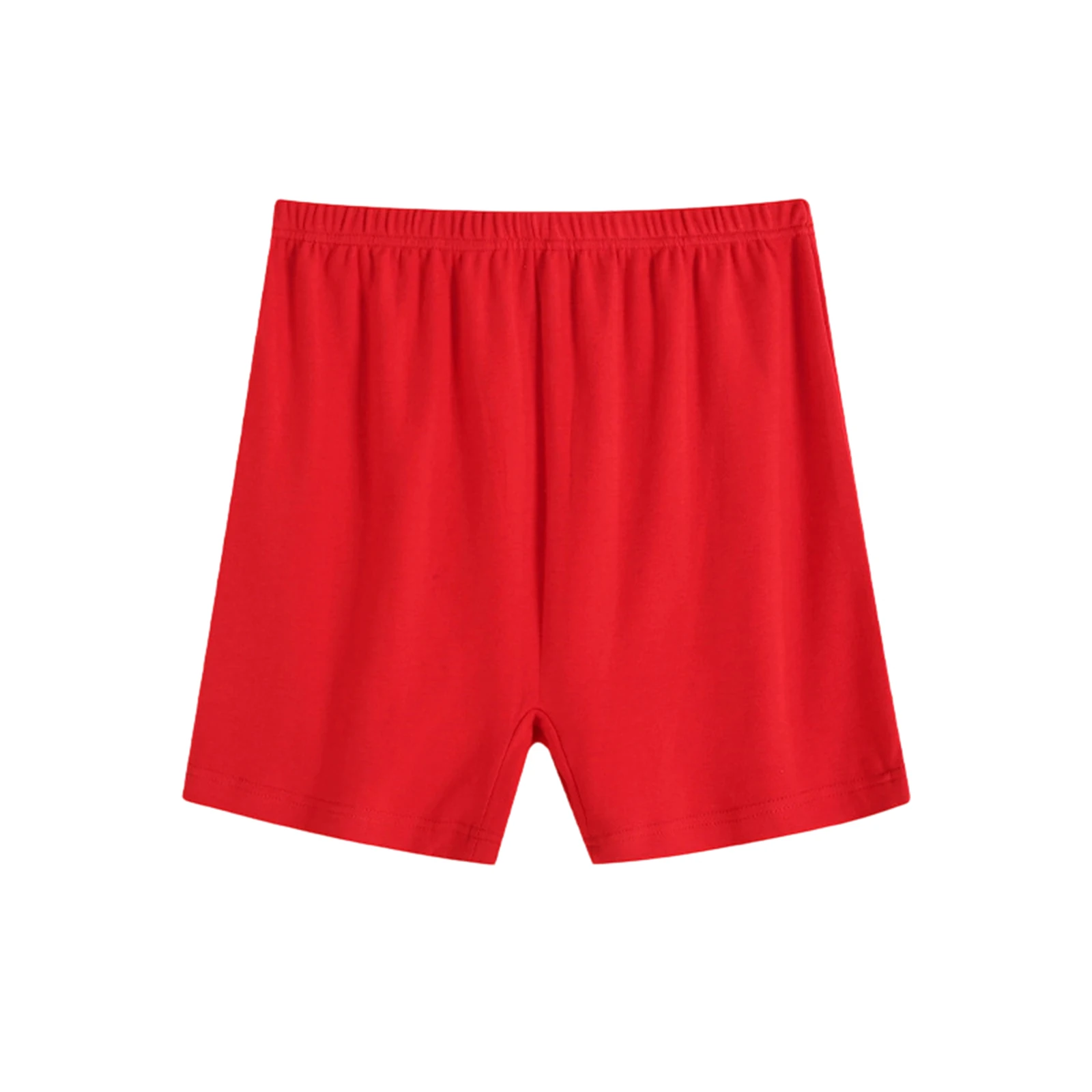 Men's Solid Color Casual Loose Underwear Elastic High Waist Breathable Shorts Thin Soft and Comfortable Sleepwear Homewear