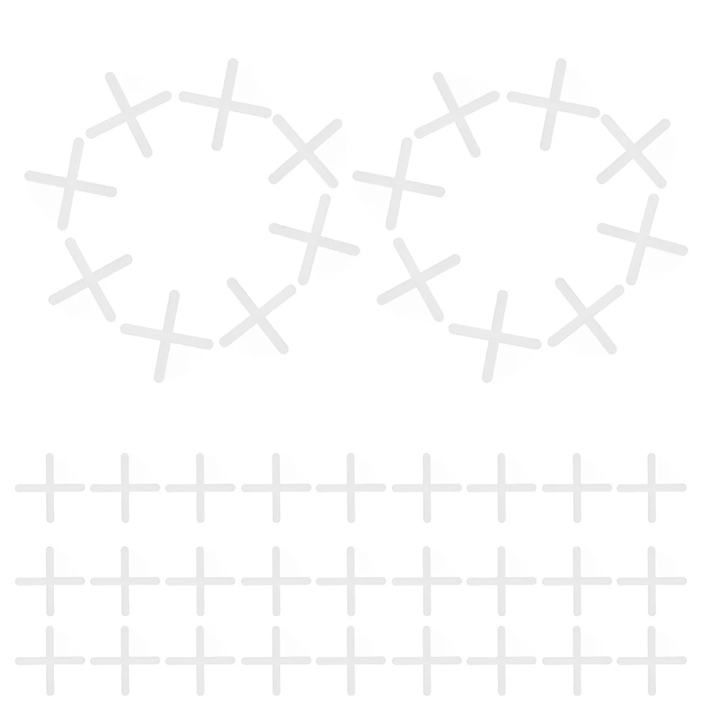 

200pcs Tile Leveler Tile Spacers Leveling System Wall Portable Spacer Grout Spacers Plastic Tool