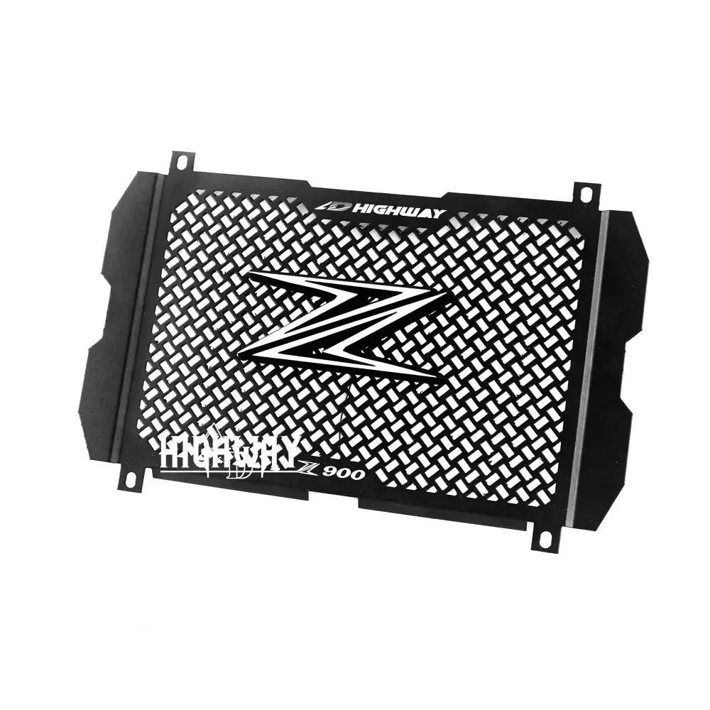 ไฟ LED หม้อน้ํารถจักรยานยนต์ Grille COVER GUARD อลูมิเนียมน้ํามันป้องกัน Protector สําหรับ KAWASAKI Z900 Z 900 2017-2020