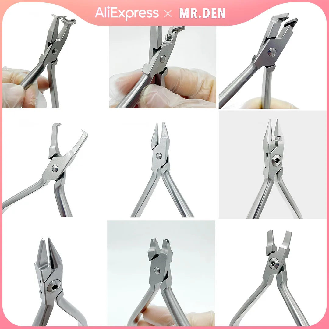 

1pc MR DEN High Quality Dental Orthodontic Pliers Flat Distal End Cutter Ligature Dental Technician's Instruments Tools