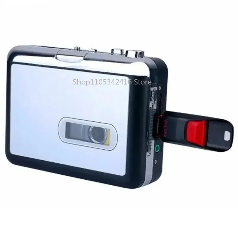 USB Cassette To MP3 Converter Capture Audio Music Player Tape Recorder Cassette Player for Retro Music Transfer