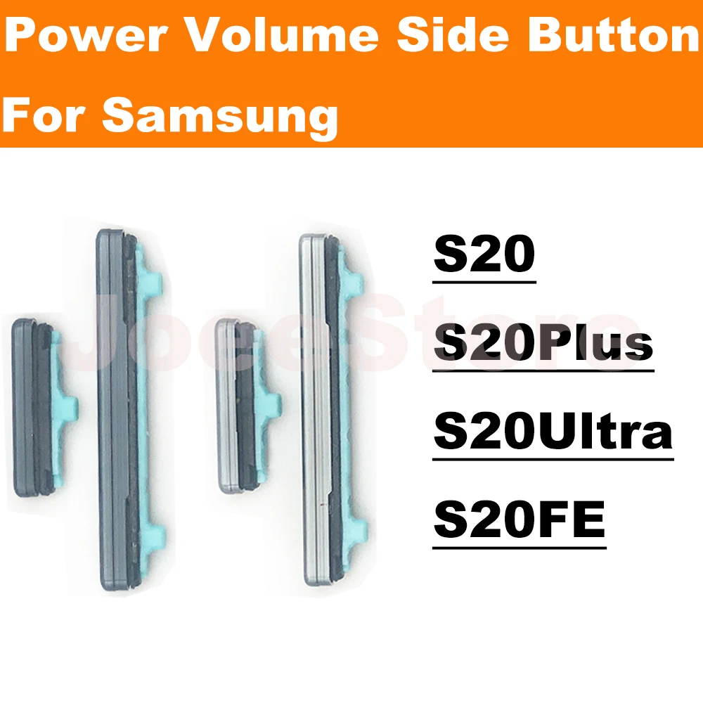 Power Volume Side Button For Samsung Galaxy S20 S20Plus S20Ultra S20FE Power ON OFF Switch Control Key External Plastic Button