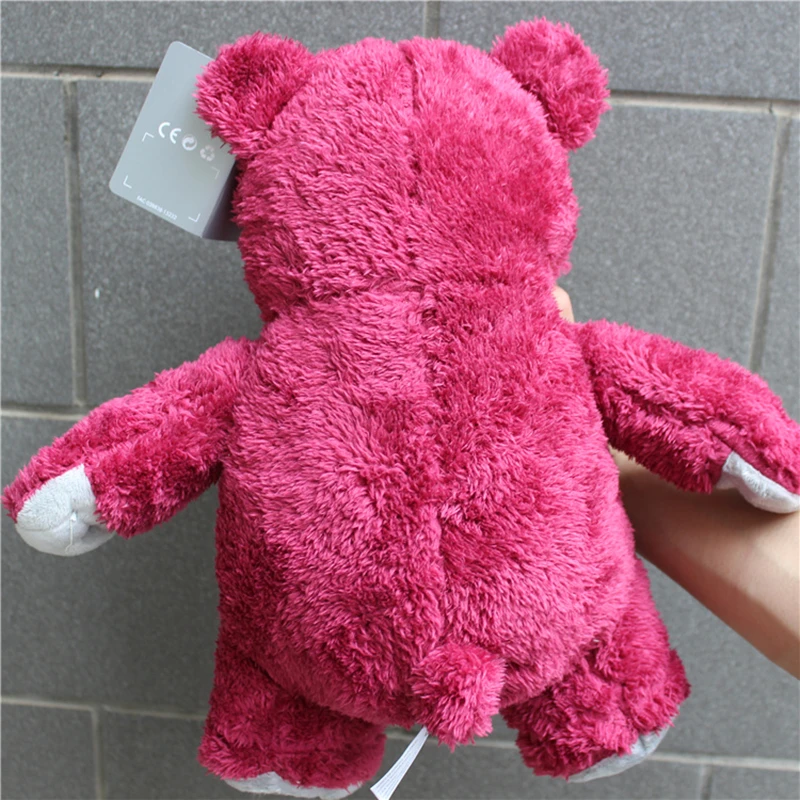 1pcs 32cm TOY STORY Original Lotso Strawberry Bear Stuffed Bear Super Soft Toys for Kids with Strawberry smell