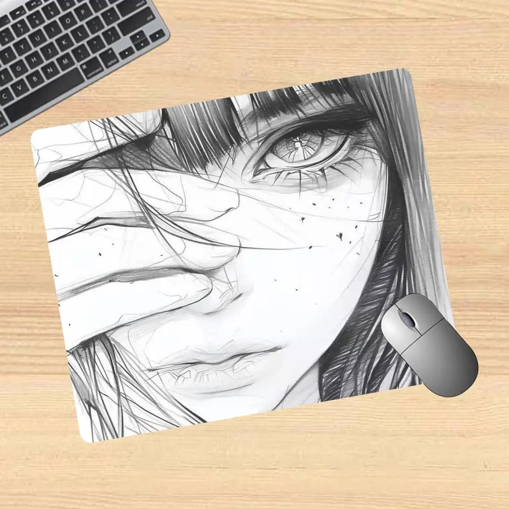 

Multicolored simple sketch of a single person's portrait1 Mouse Pad For Small Size Gaming Mouse Pad Gamer Company Desk Mat