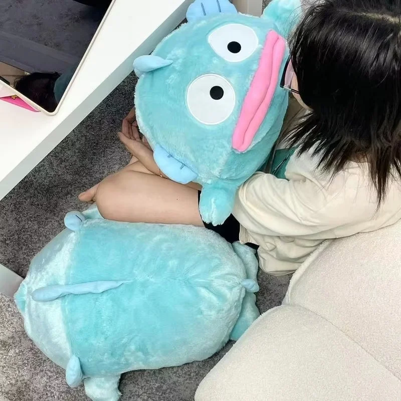 Kawaii hangyodon boneca de pelúcia lance travesseiro bonito dos desenhos animados peixe feio boneca de pelúcia brinquedos macio sofá almofada escritório decoração do quarto presentes