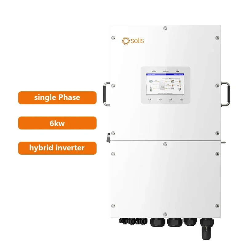 

5 Years Warranty Solis S6-EH1P6K-L-PLUS Single Phase 6kw Hyrid Solar Inverter