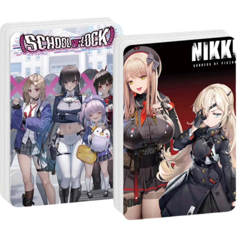 NIKKE Card Sticker NIKKE The Goddess of Victory Doro Modernia Red Hood DIY Anime Game Characters Collection Crystal Card Sticker