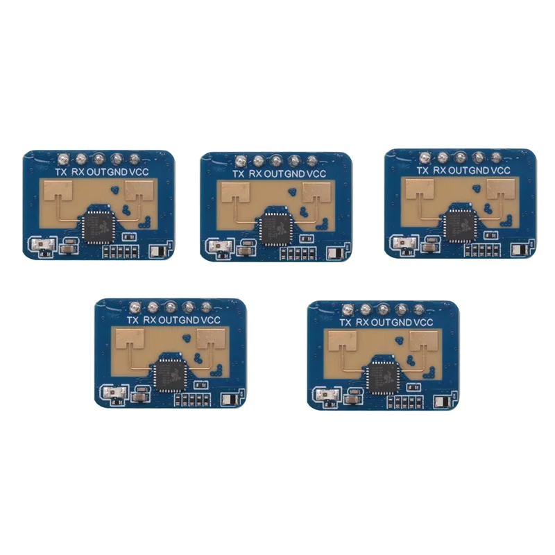 

5 шт. 24 г Mmwave HLK-LD2410C радар присутствия человека интеллектуальный датчик модуль обнаружения движения-N33R