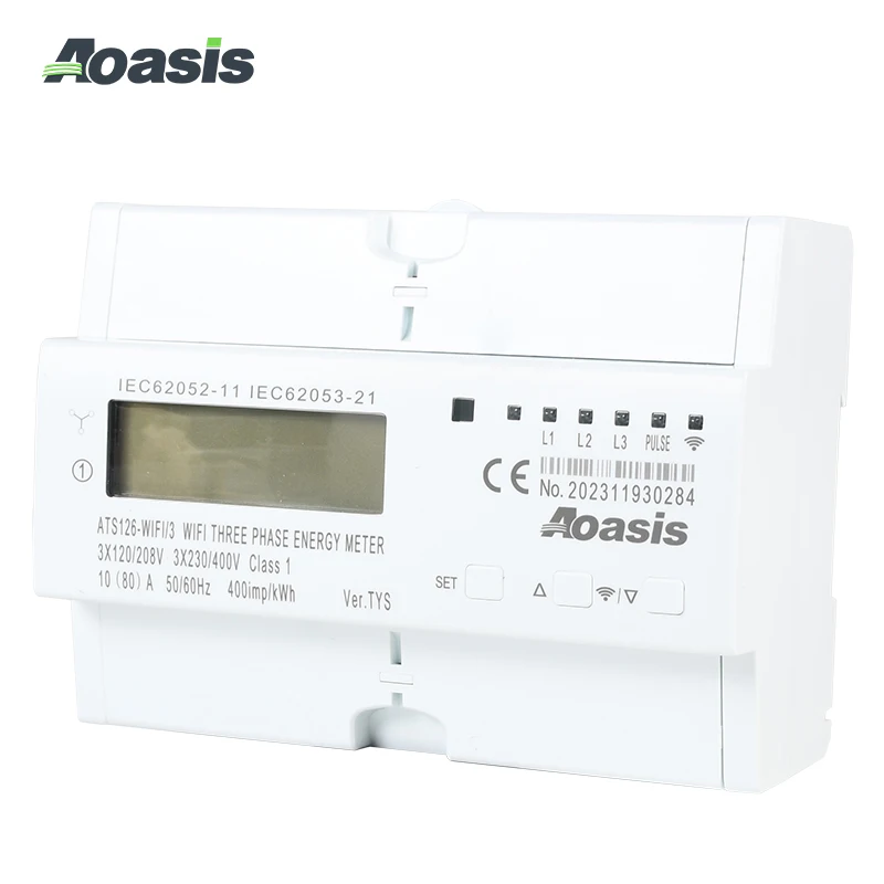 SMART LIFE METER ATS126-WIFI/3 Three Phase WIFI & Energy Meter