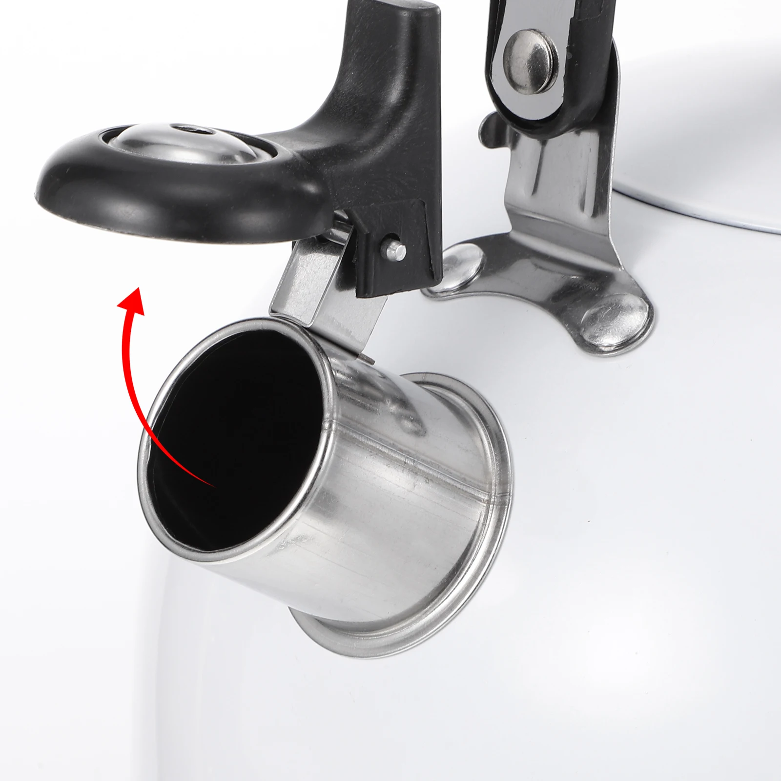 

Kitchen Water Kettle Stainless Steel Whistling Stovetop Tea Pot Rapid Heating with Heat Insulated Handle Household Gift Idea