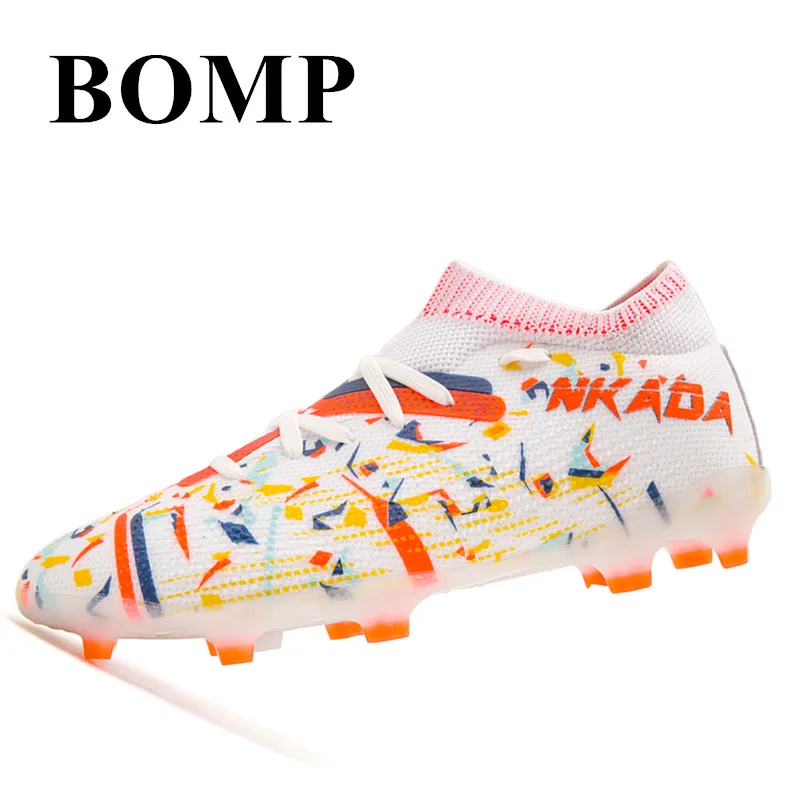 

New Arrivals Unisex Soccer Shoes Lightweight Breathable TF/FG Football Shoes Man Outdoor Grass Non-Slip Soccer Sneakers For Men