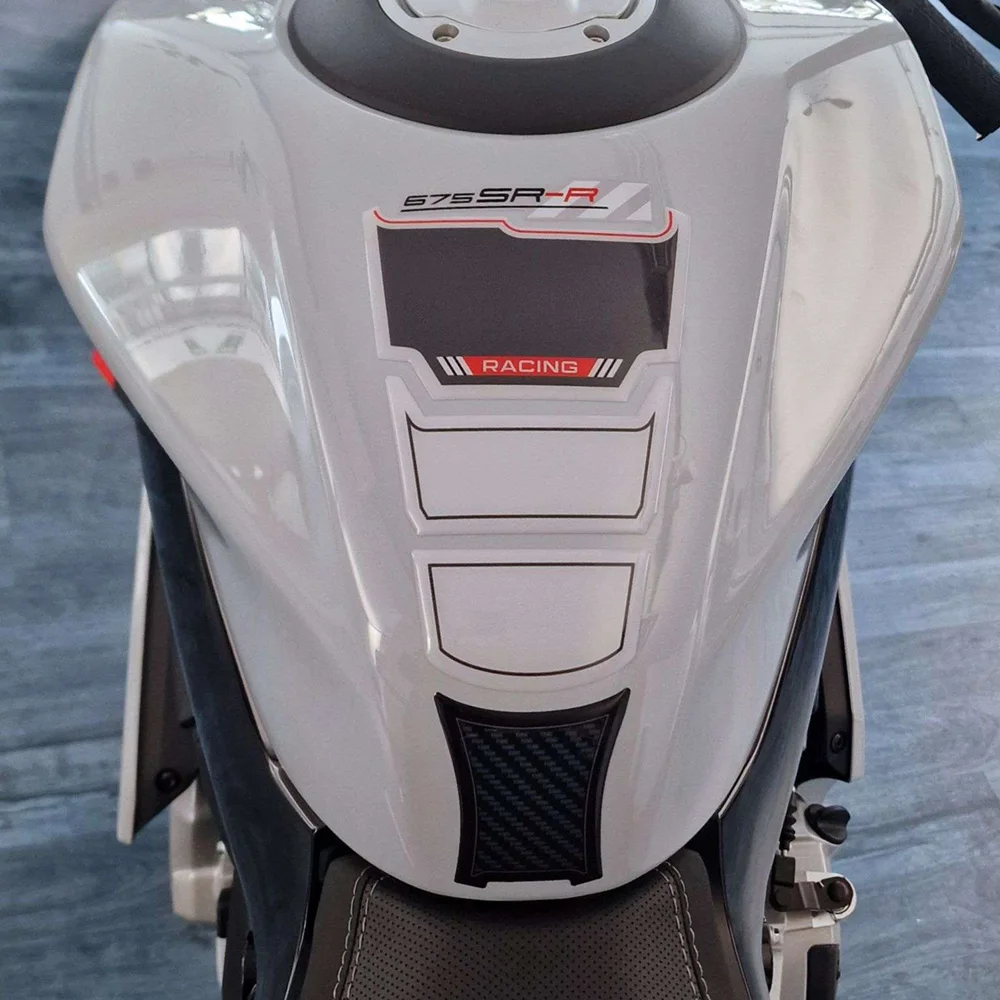 For CF MOTO 675SR-R 2025 Tank Side Adhesives 675SRR 2026 Fuel Tank Pad Sticker Protection Decals Motorcycle Accessories