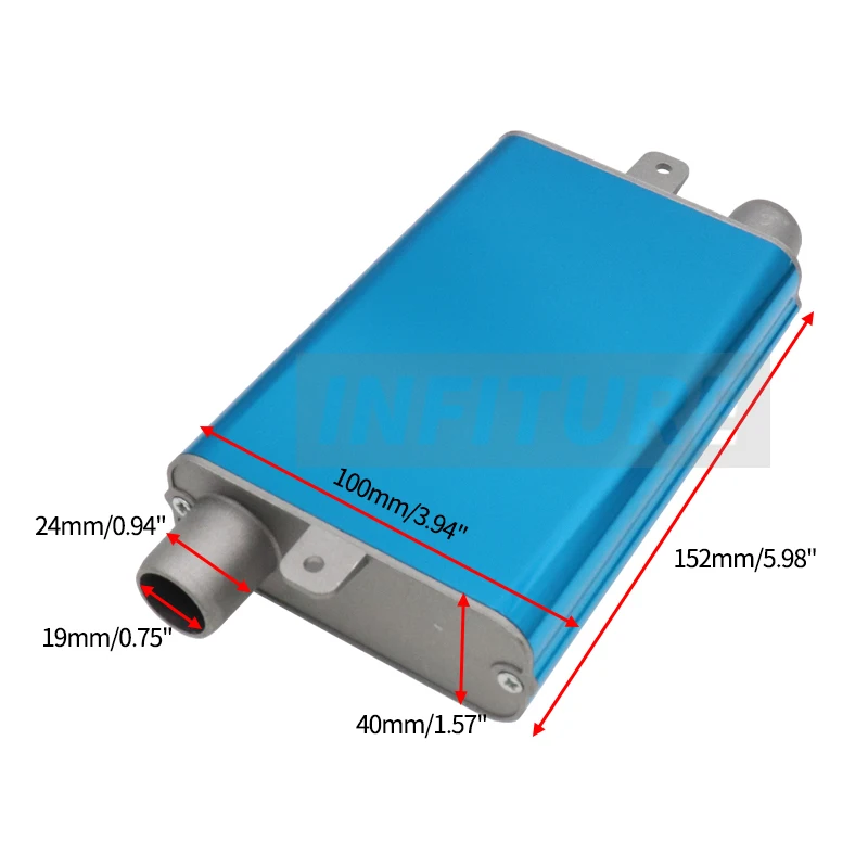 24mm Muffler Air  Parking Heater Exhaust Pipe Aluminum Alloy Small Medium Large For Car Truck Camper VAN