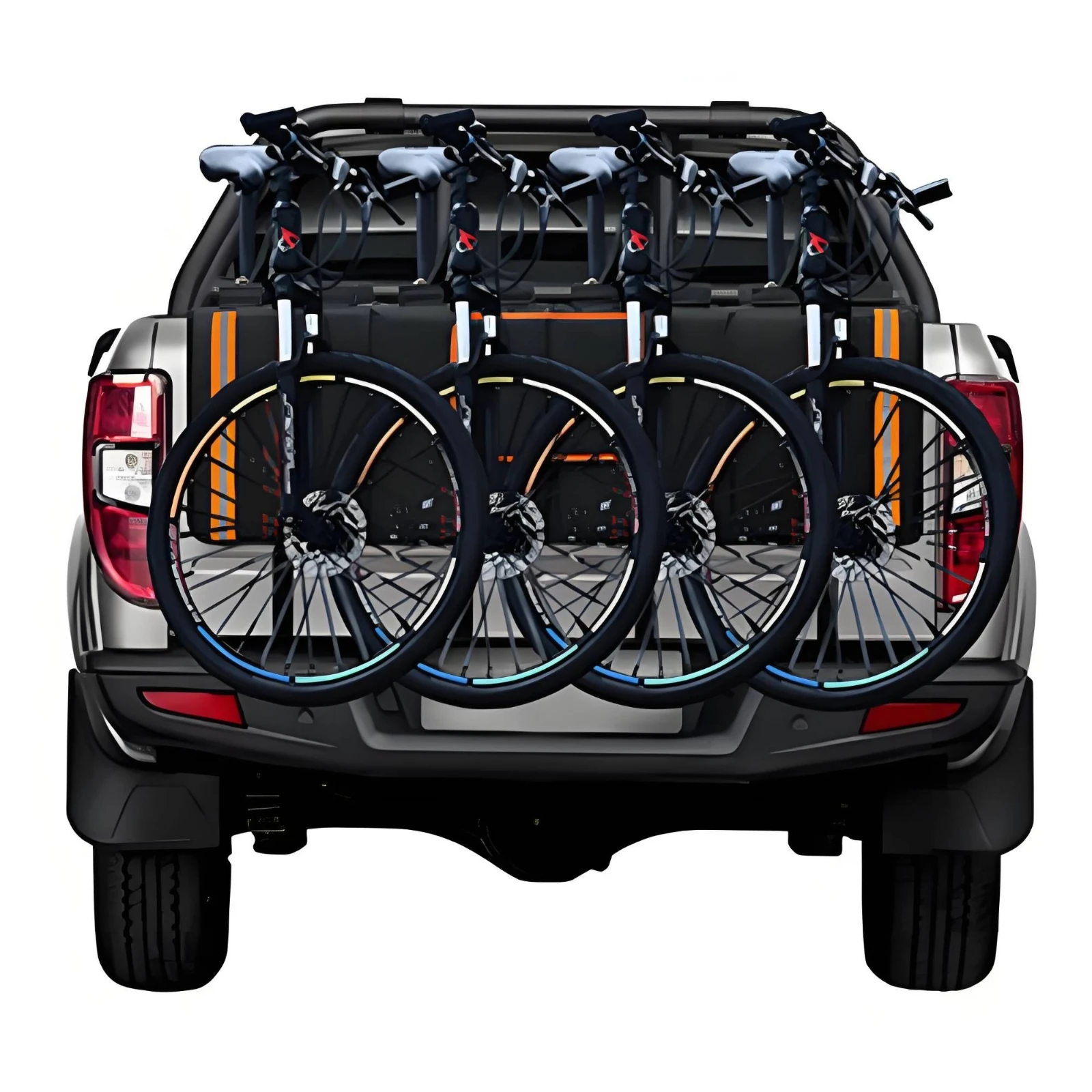 Tailgate Pad with Pocket Guardian Cycle Tailgate Mat Wear-Resistant Water-Repellent for Mountain Bikers, Pickup Trucks