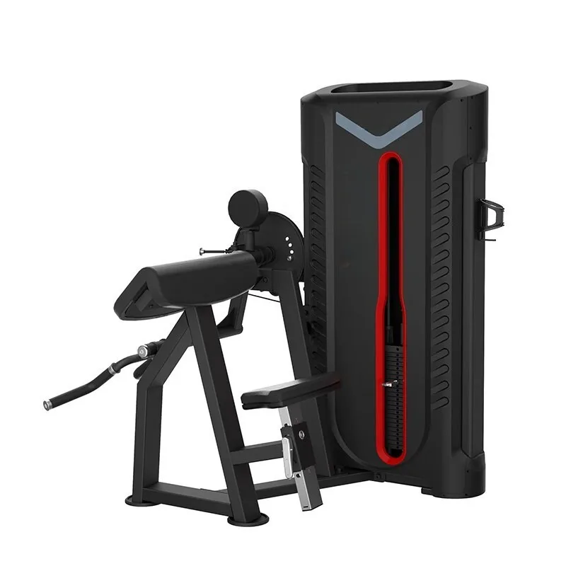 Dual Purpose Seated Commercial Arm Machine Biceps Curl Triceps Pushdown Trainer Fitness Gear for Gym Upper Arm Muscle Workout